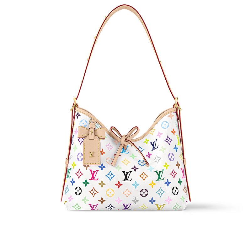 LOUIS VUITTON X Takashi Murakami CarryAll Pm White Multicolored