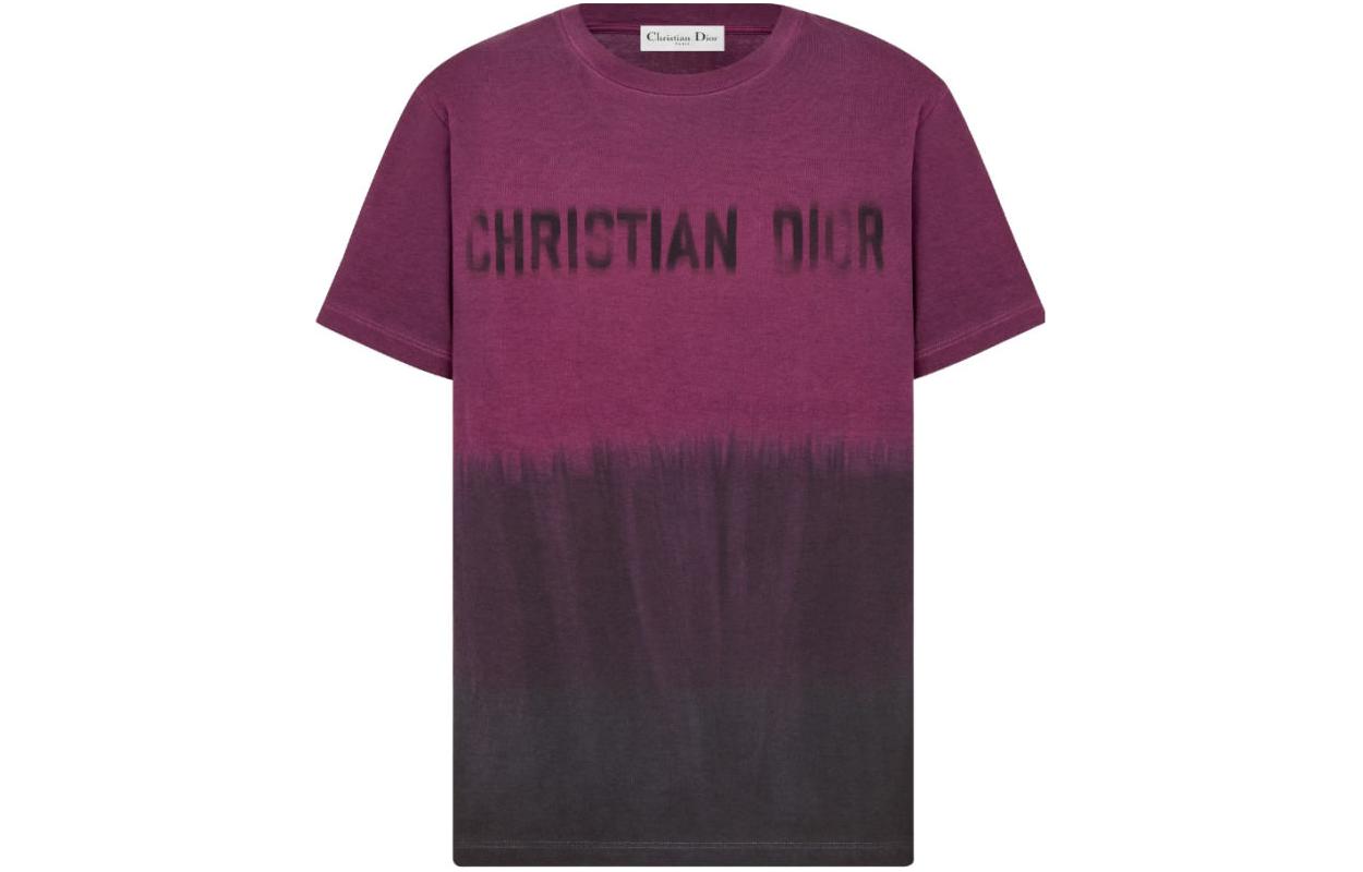 DIOR T-Shirt Women's Dark Purple Red