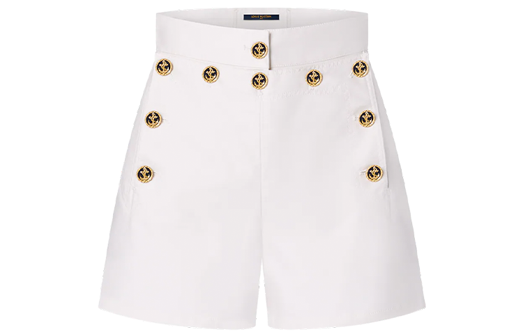 LOUIS VUITTON Casual Shorts Women's White