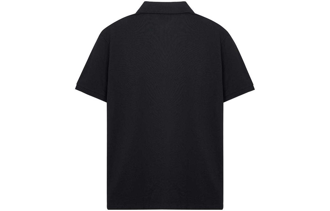 SAINT LAURENT Cassandre Cotton Pique Polo Shirt