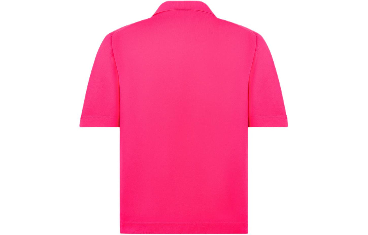 DIOR Logo Embroidered Short Sleeved Polo Shirt