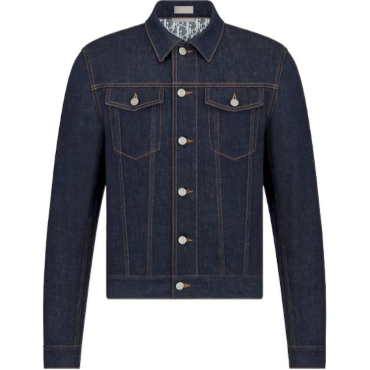 DIOR SS24 Denim Jacket Men's Blue