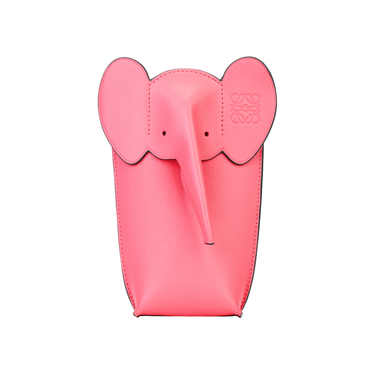 LOEWE Elephant Pocket In Classic Calfskin New Candy