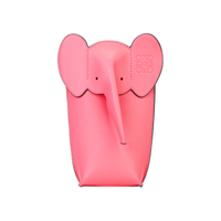 LOEWE Elephant Pocket In Classic Calfskin New Candy
