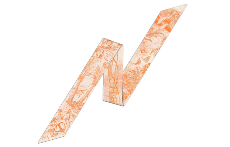 DIOR Silk Scarves Women's Pink