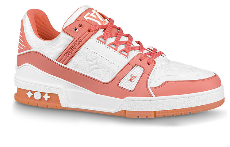 LOUIS VUITTON Trainer Sneakers Peach Pink