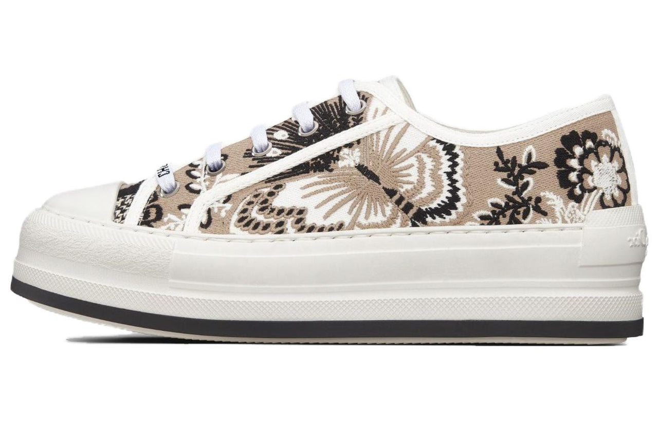DIOR Walk'n'Dior Low Top Skateboard Shoes Women's Beige