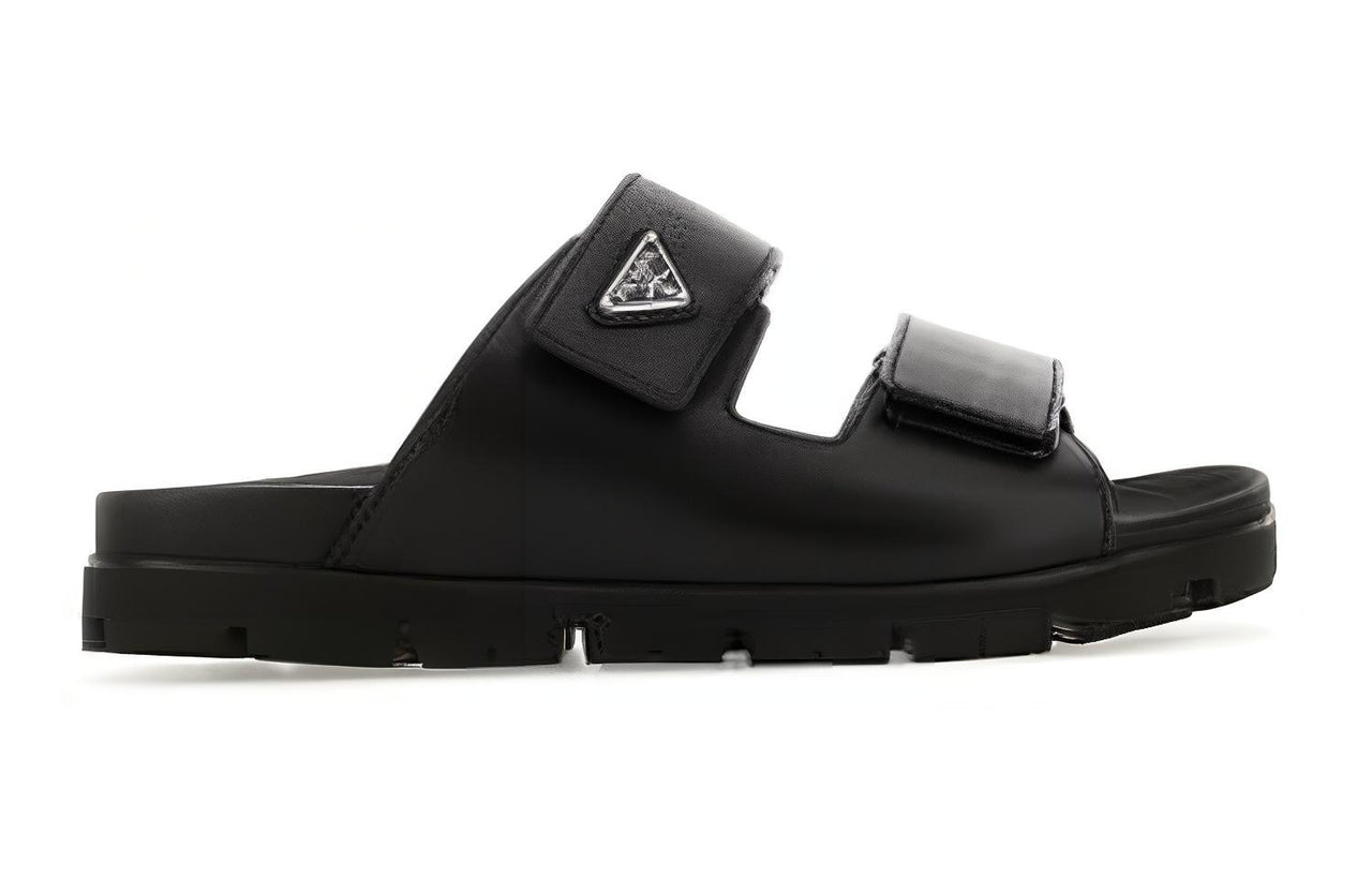 PRADA Leather Strap Sandals