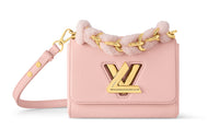 LOUIS VUITTON Twist Taurillon Leather Crossbody Bag Shoulder Bag Women's Light Pink