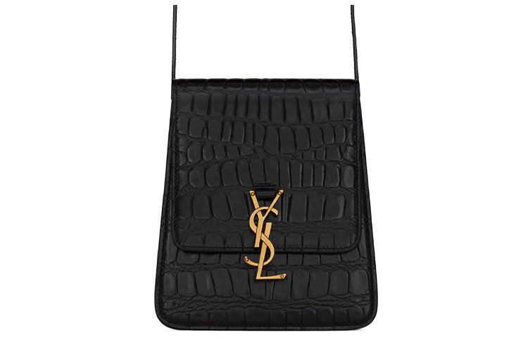 SAINT LAURENT KAIA Calfskin Crossbody Bag Shoulder Bag Women's Black