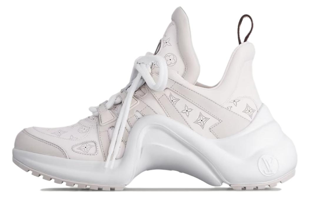 LOUIS VUITTON ARCHLIGHT Low-Top Casual Shoes Women's White