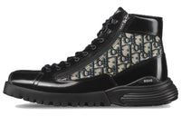 DIOR Combat Ankle Boot 'DIOR Oblique - Black'