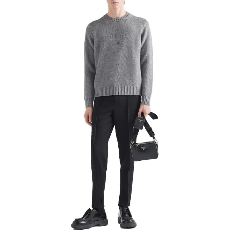 PRADA Logo embroidered Jumper