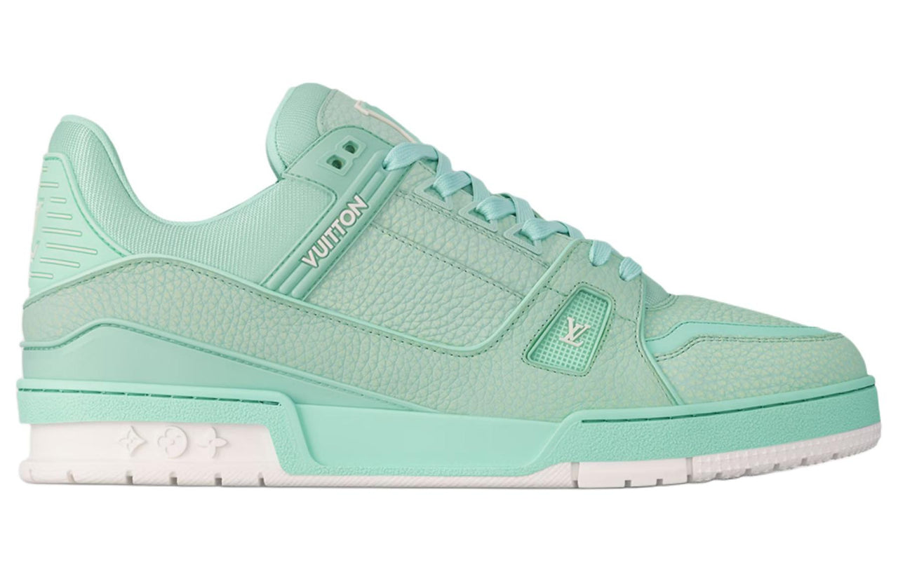 LOUIS VUITTON LV Trainer Mint Green White