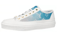 LOUIS VUITTON Stellar Sneakers 'White With Fading Blue Monogram' Women's