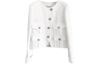 CHANEL SS23 Jackets Coats Women's White
