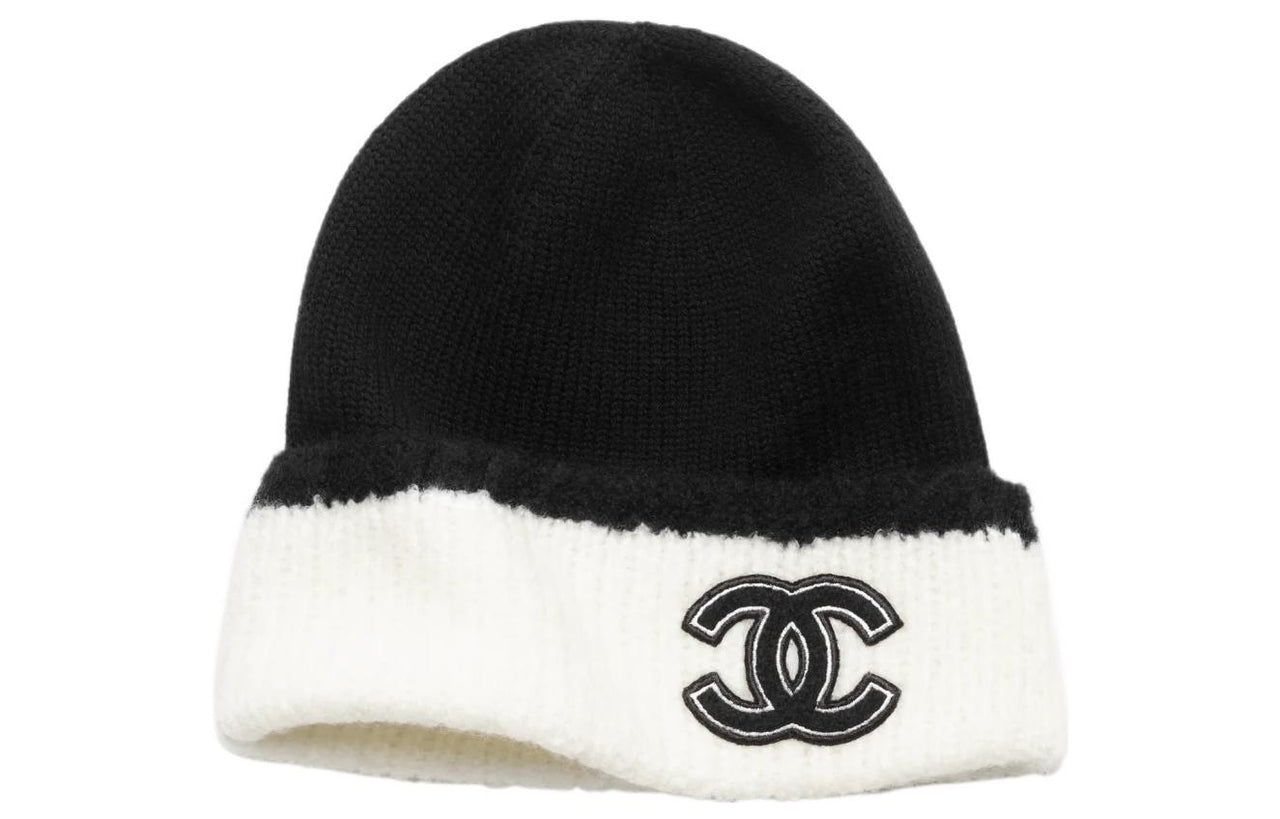 CHANEL Cashmere Beanies Women's Black