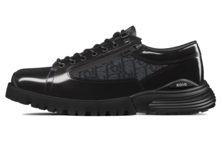DIOR Combat Casual Shoes Men's Black