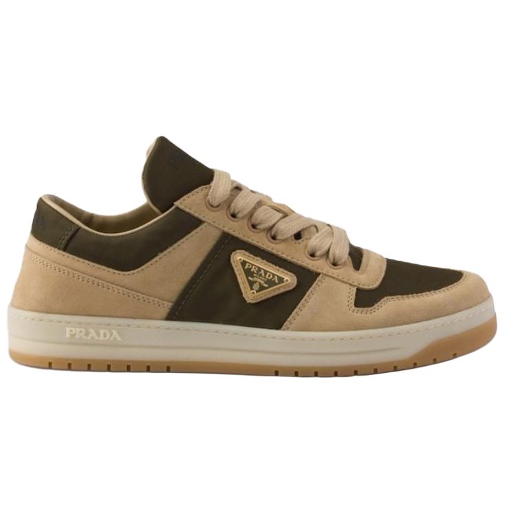 PRADA Prada Downtown Low-Top Skateboard Shoes Women's Beige