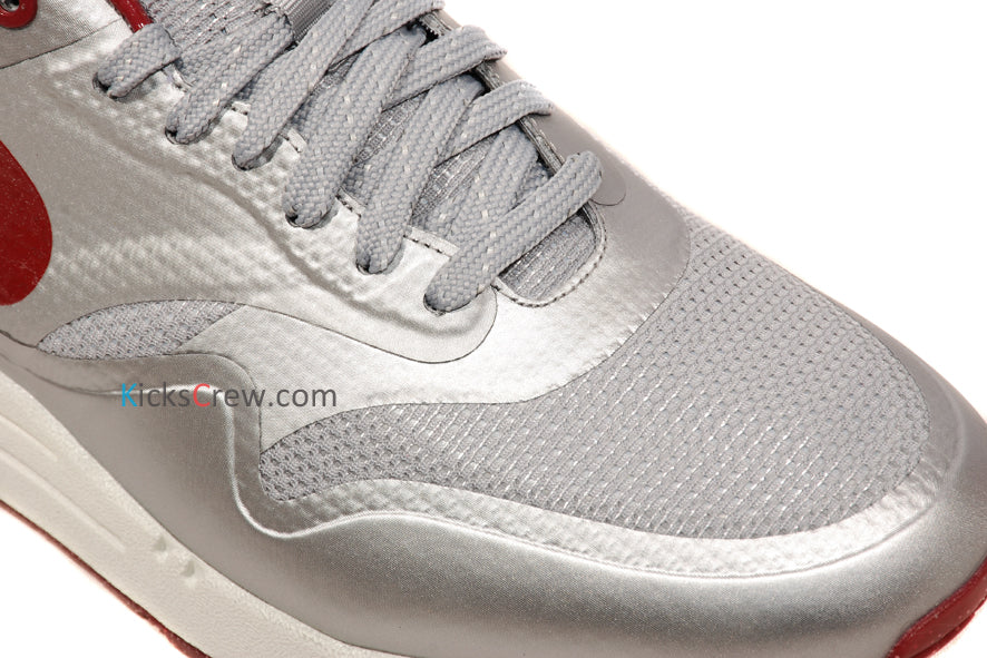 Nike Air Max 1 Hyp QS 'Silver Deep Red' 633087-006