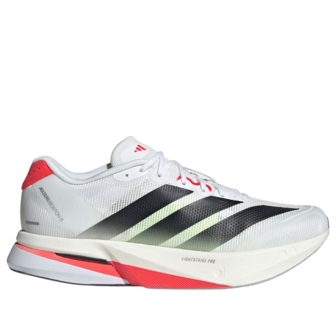 adidas Adizero Boston 13 'White Black Lucid Red' JS4932