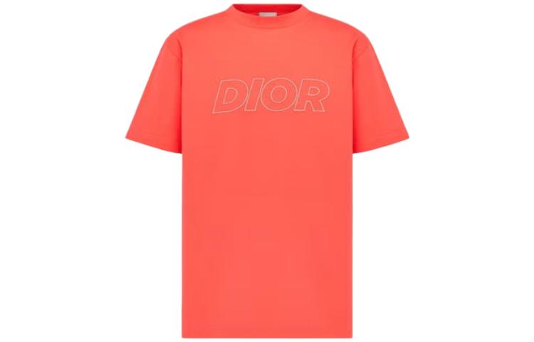 DIOR T-Shirts Men Orange