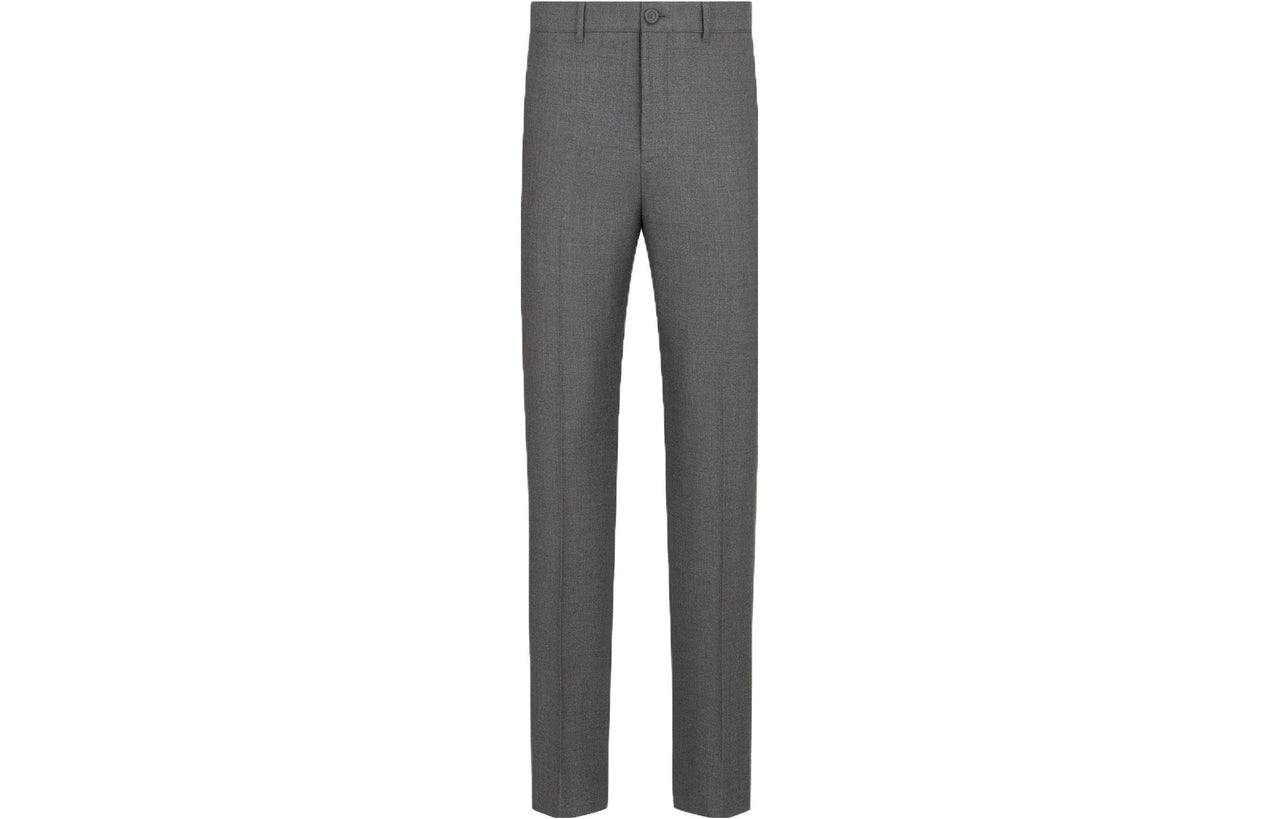 DIOR Button Detailed Straight Leg Trousers