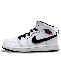 (GS) Air Jordan 1 Mid 'White Fuchsia Blast' 640737-138