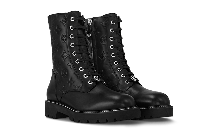 LOUIS VUITTON Territory Crew Martin Boot Women's Black