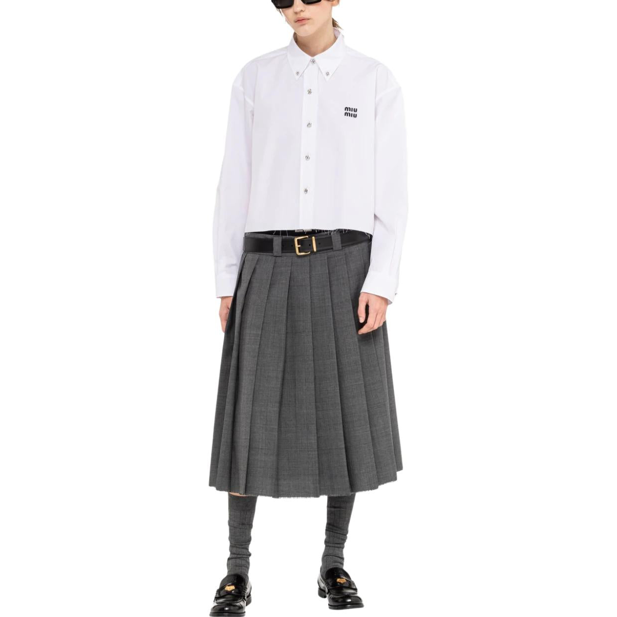 MIU MIU Shirts Women's White