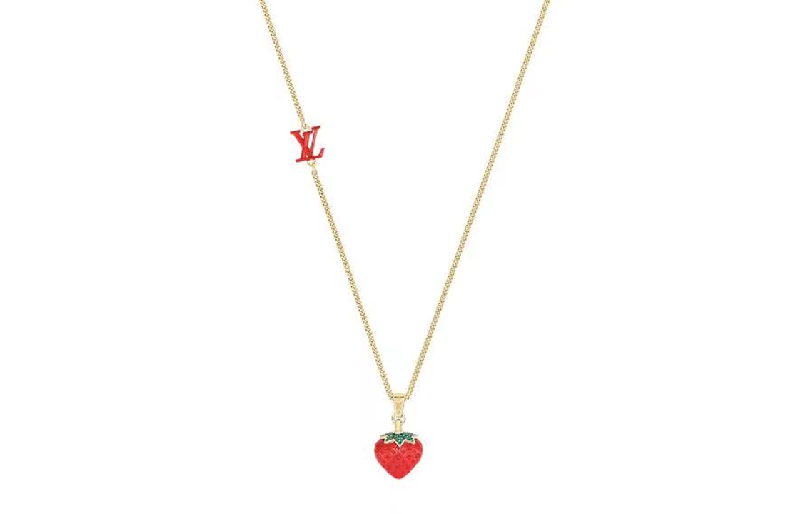 LOUIS VUITTON Lv Fruits Strawberry Pendant