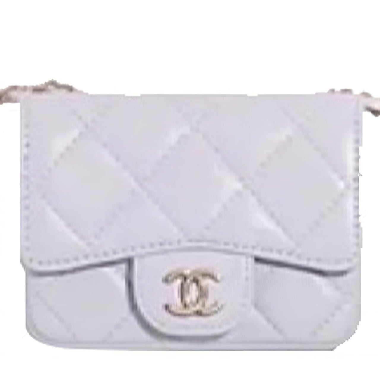 CHANEL 21K Winter Lambskin Fanny Pack Mini Women's Light Purple