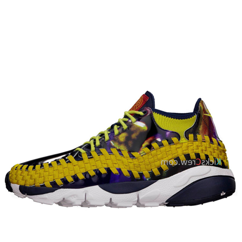 Nike Air Footscape Woven Chukka YOTH QS 'Light Midnight Bright Citron' 649790-400