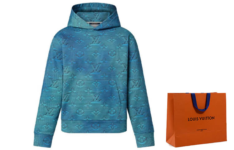 LOUIS VUITTON Sweatshirt Men's Blue