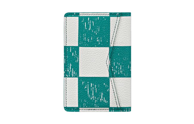 LOUIS VUITTON Pocket Organizer Teal Blue