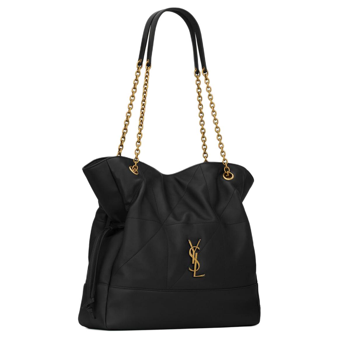 SAINT LAURENT JAMIE 4.3 Lambskin Large Shopping Bag Women's Black