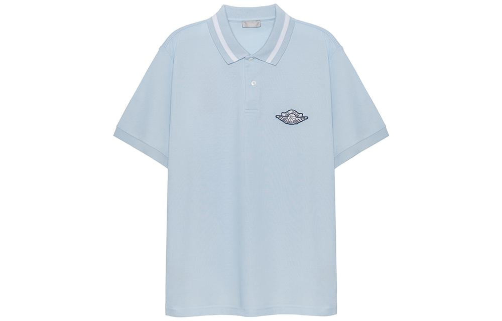 DIOR Polo Shirt Unisex Light Blue