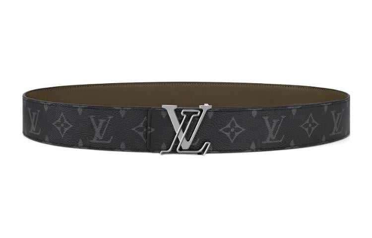 LOUIS VUITTON Double-Sided Minimalist Style Casual Fashion Versatile Smooth Buckle Men's Width: 4cm