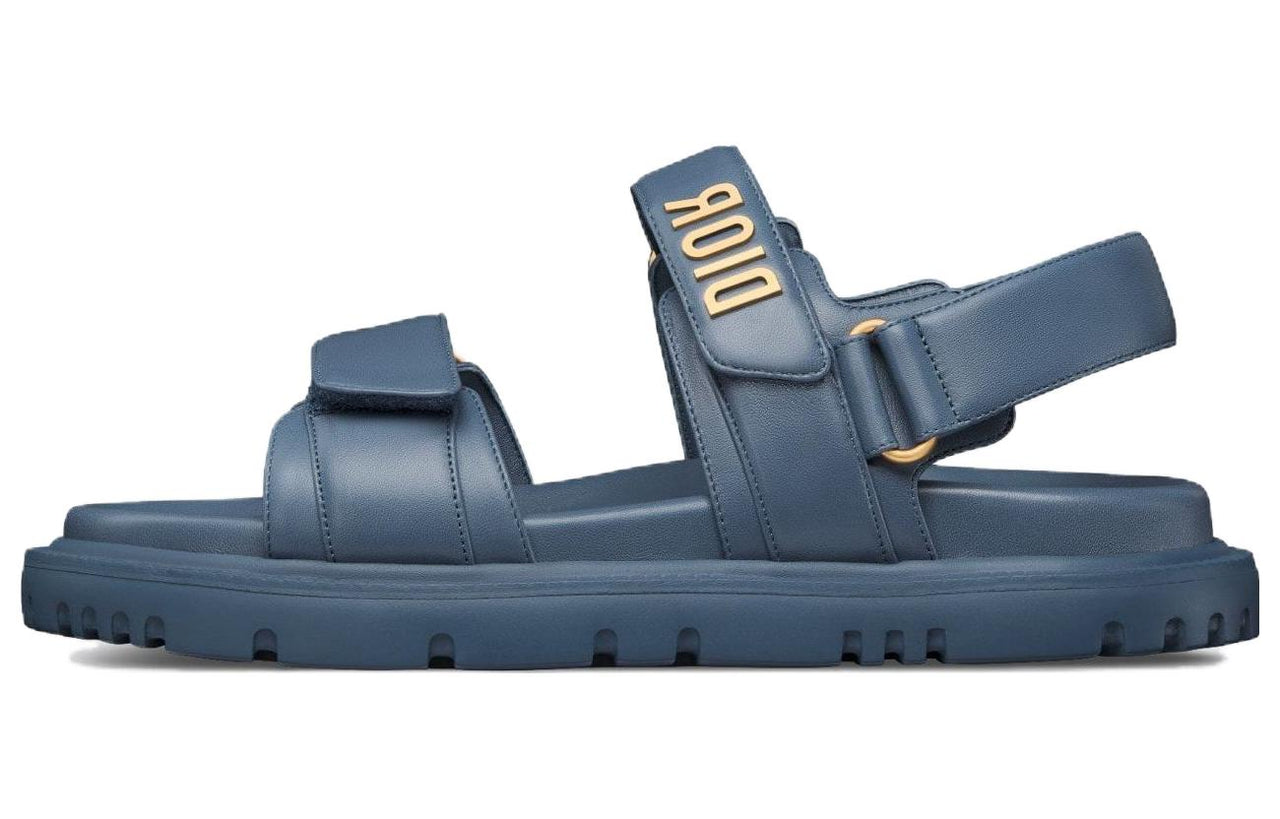 DIOR DiorAct Beach Sandals Women's Light Midnight Blue