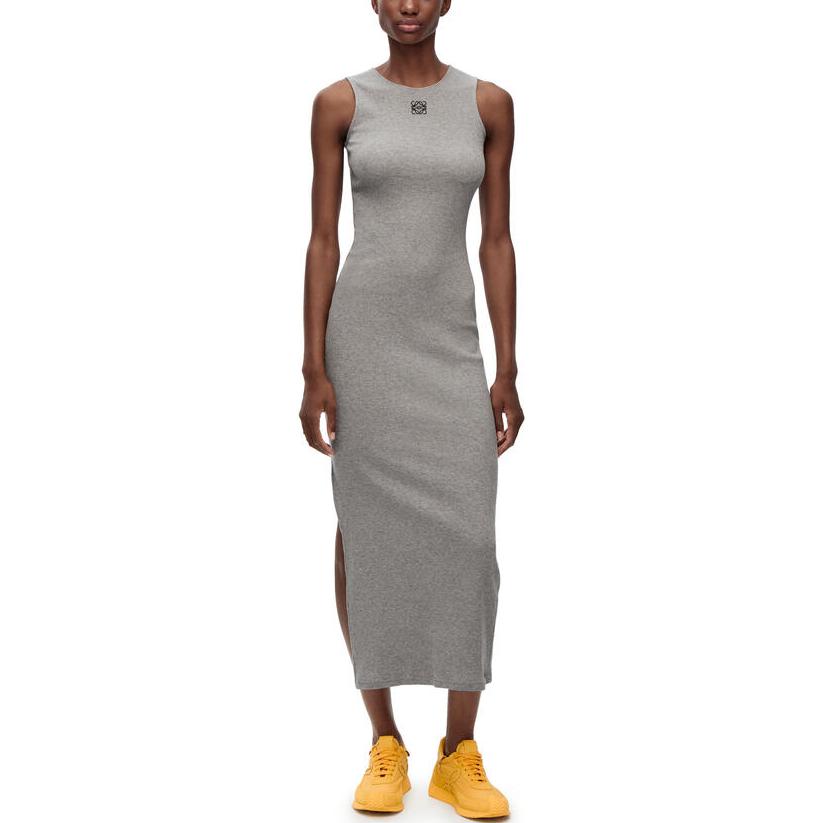 LOEWE SS23 Sleeveless Dress Women's Gray