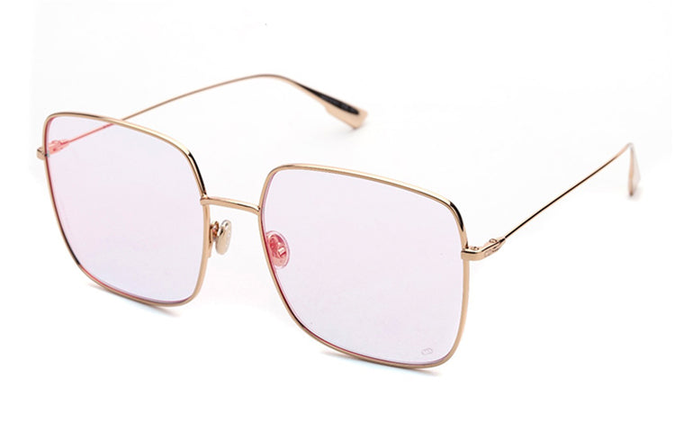 DIOR Injection Molded Square Sun Eye Women's Pink