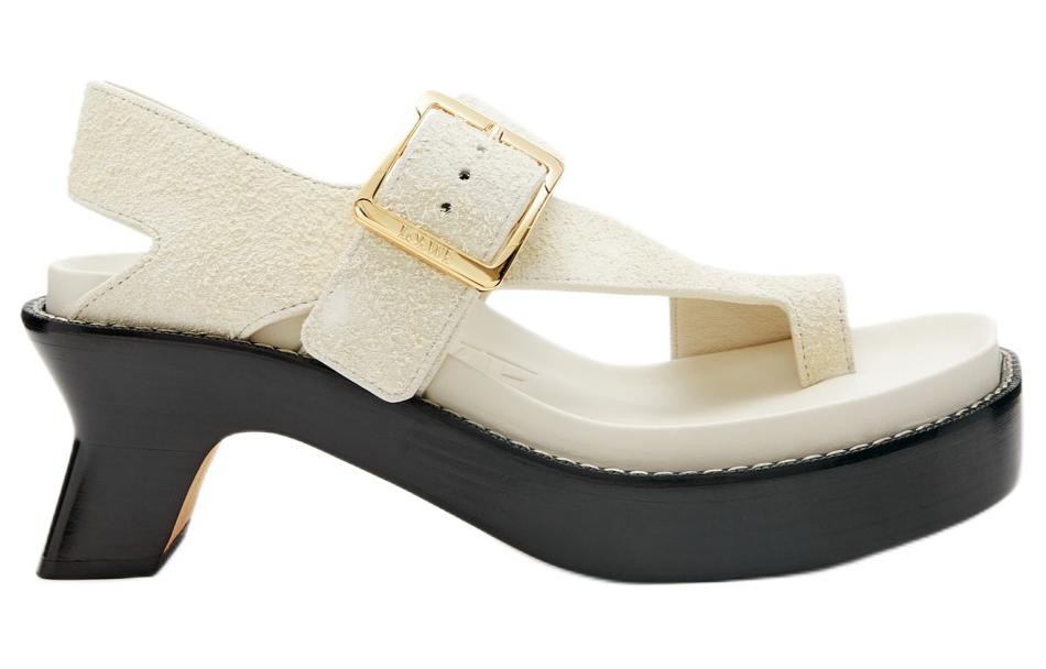 LOEWE Ease Fashion Sandal 9cm Women's Ecru