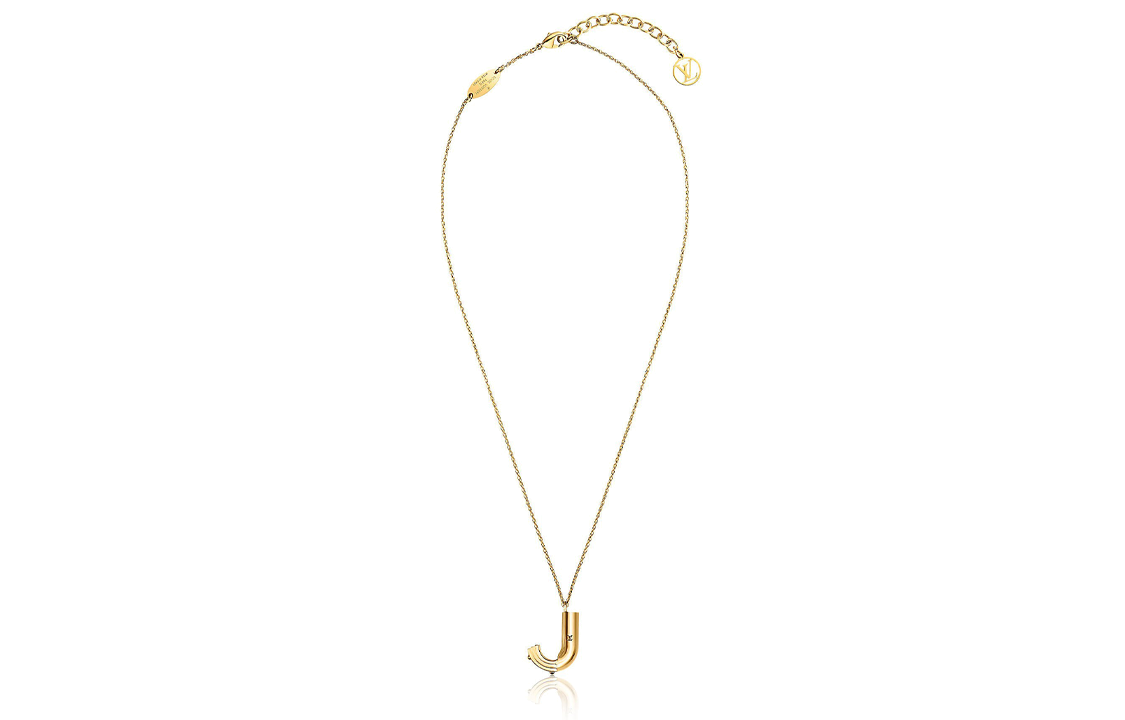 LOUIS VUITTON LV & Me Metal Brass Necklaces Women's