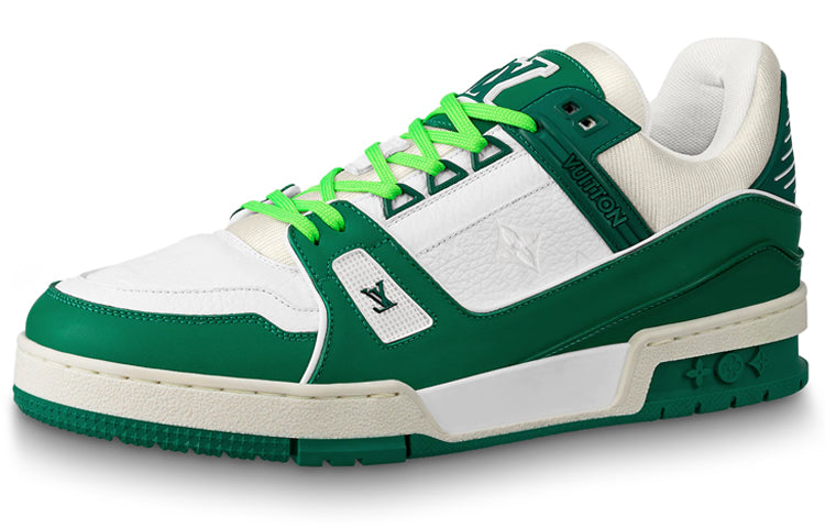 LOUIS VUITTON Trainer Sneakers 'White Green'