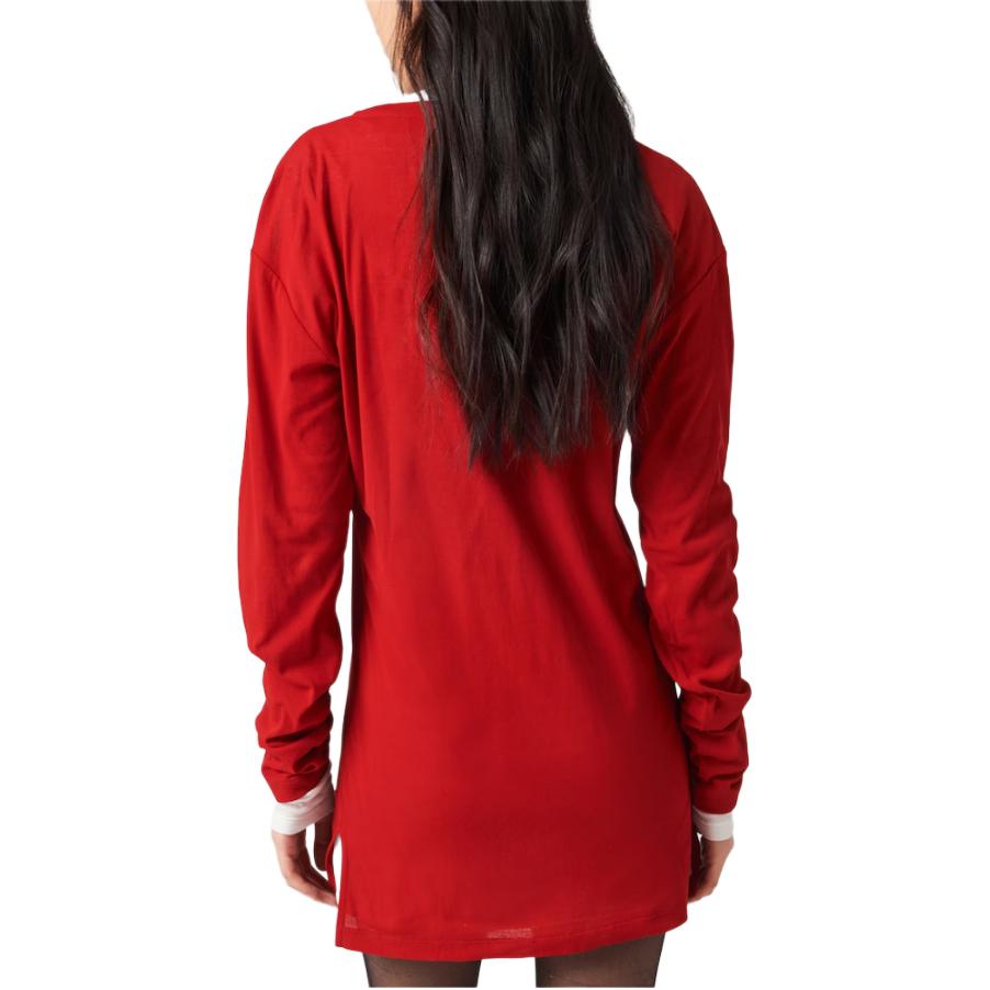 MIU MIU Long Sleeved Dress Women's Red