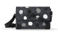 LOUIS VUITTON X Yayoi Kusama Steamer Wearable Wallet Monogram Eclipse Black/Silver