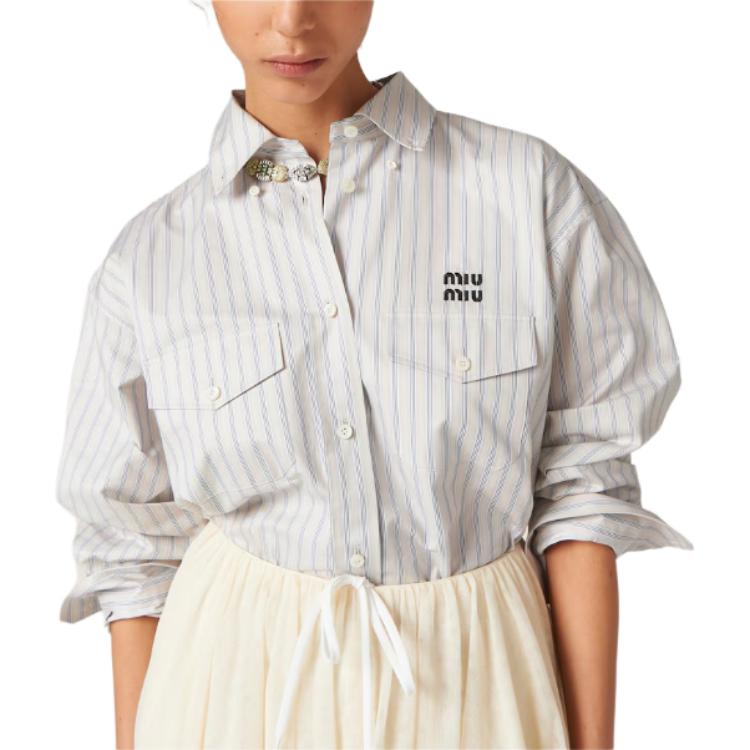MIU MIU Shirt Women's Limestone