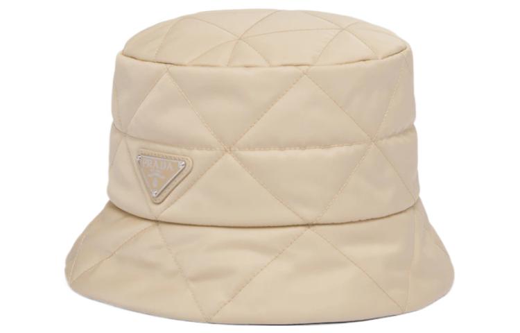 PRADA Triangle-logo Quilted Bucket Hat