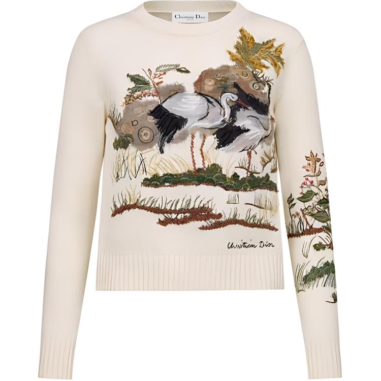 DIOR FW22 Knitwear Women's Ecru