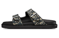 DIOR Aqua Sandal 'DIOR Oblique - Beige Black'